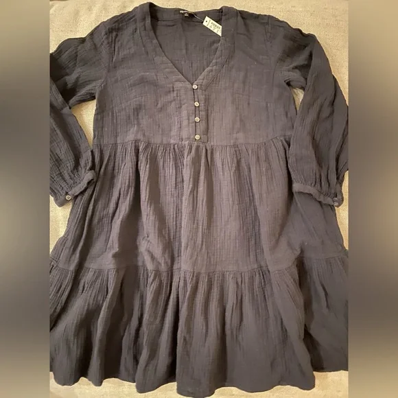 MADEWELL LIGHTSPUN COLETTE MINI GAUZE DRESS NB834 - Picture 3 of 10